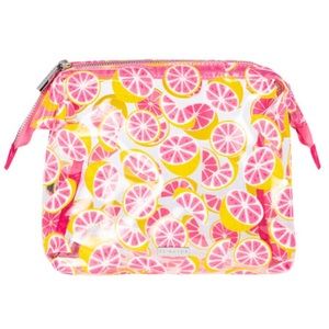 Glitter Grapefruit PVC Cosmetic Bag